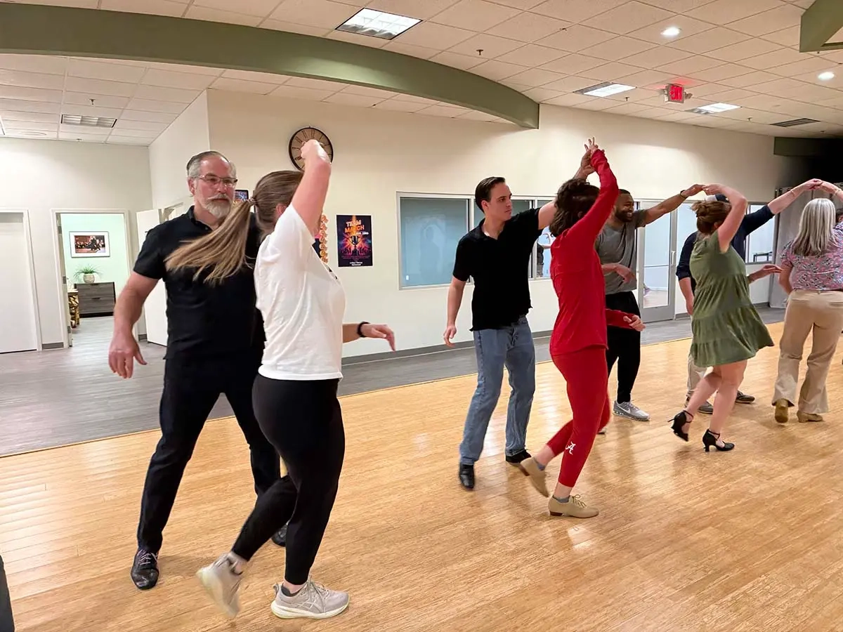 Singles and couples having fun at Arthur Murray Manalapan studio