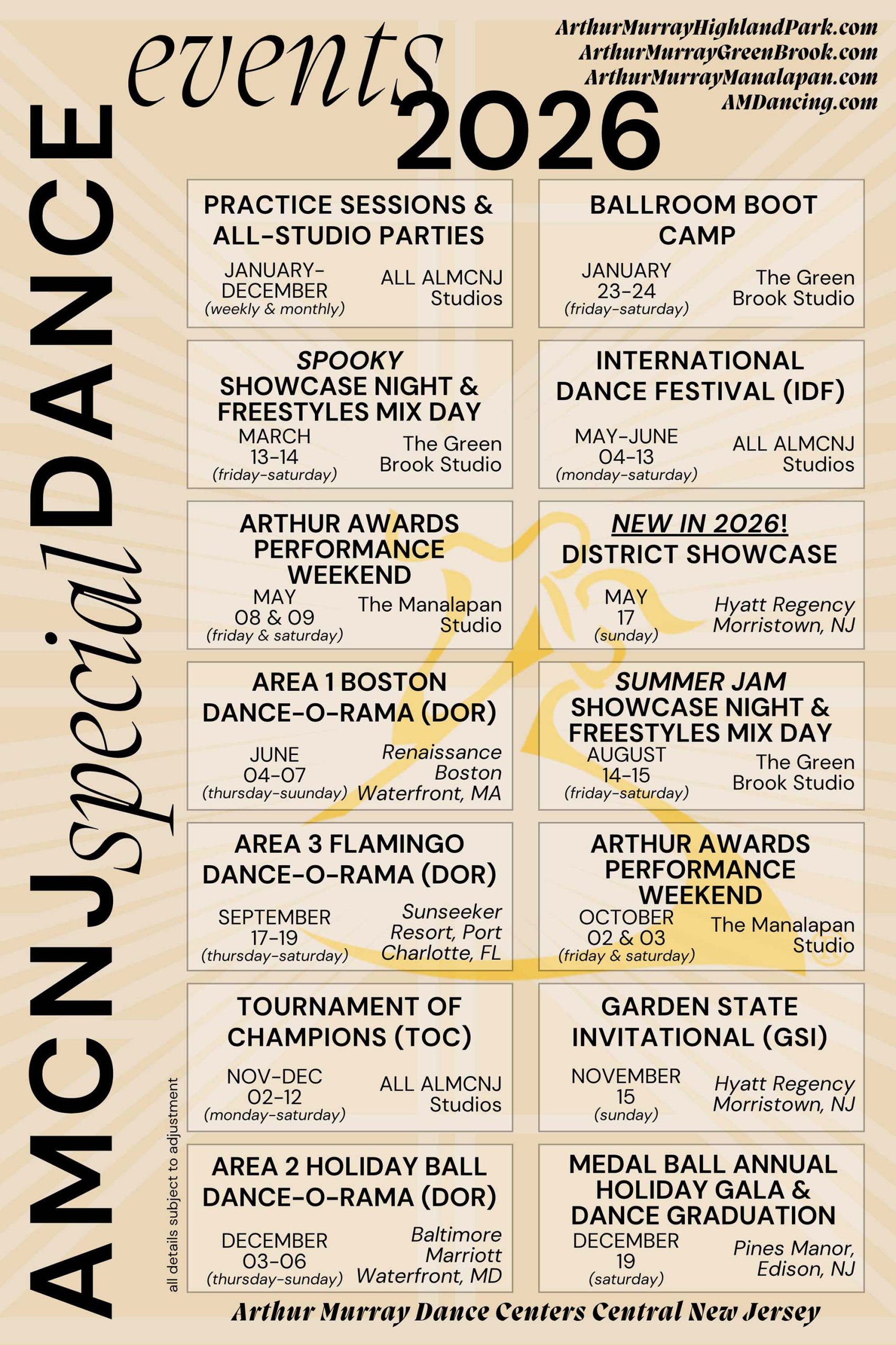 Special DANCE Events 2026-POSTER - 2026