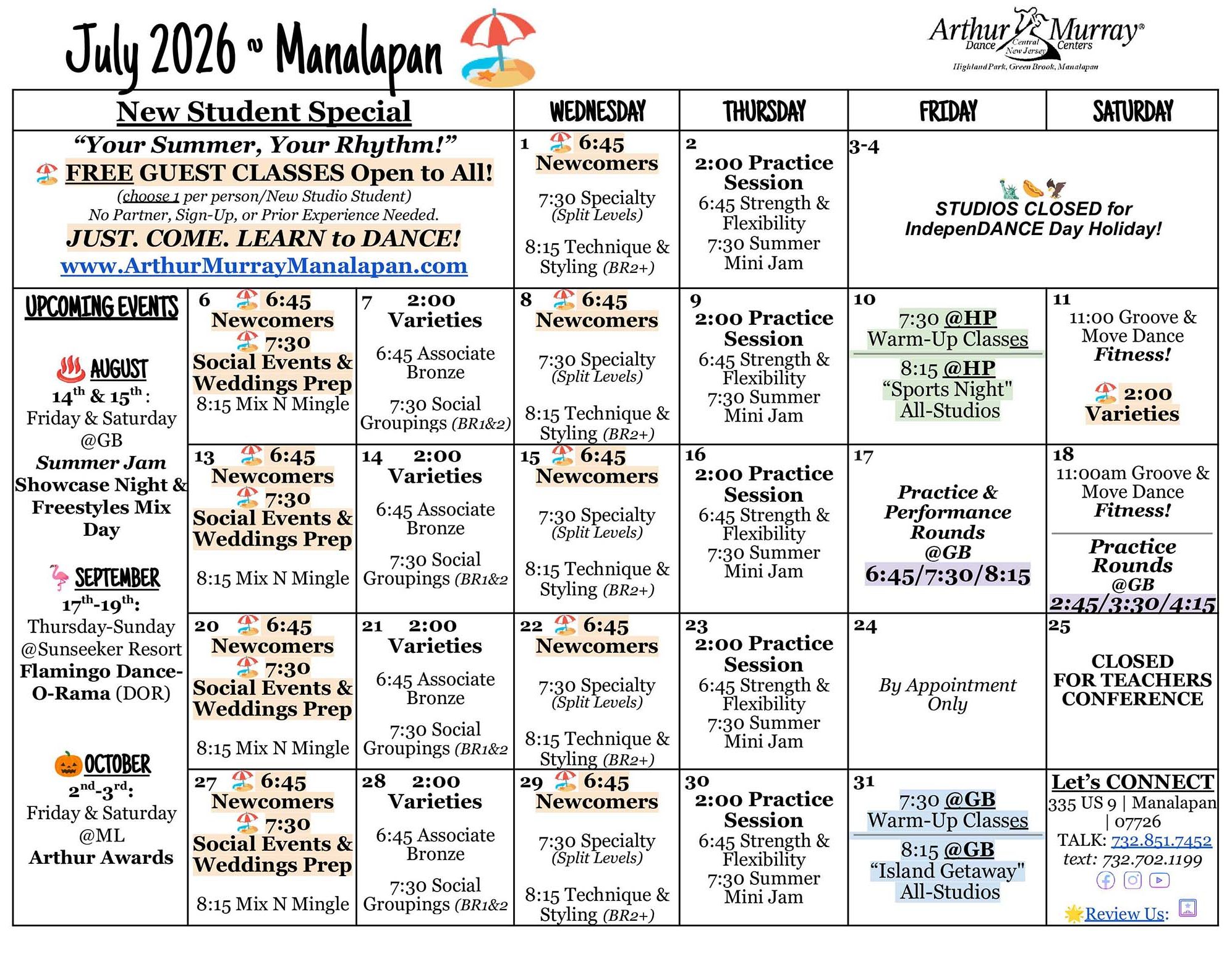 July 2026 Calendar-ML