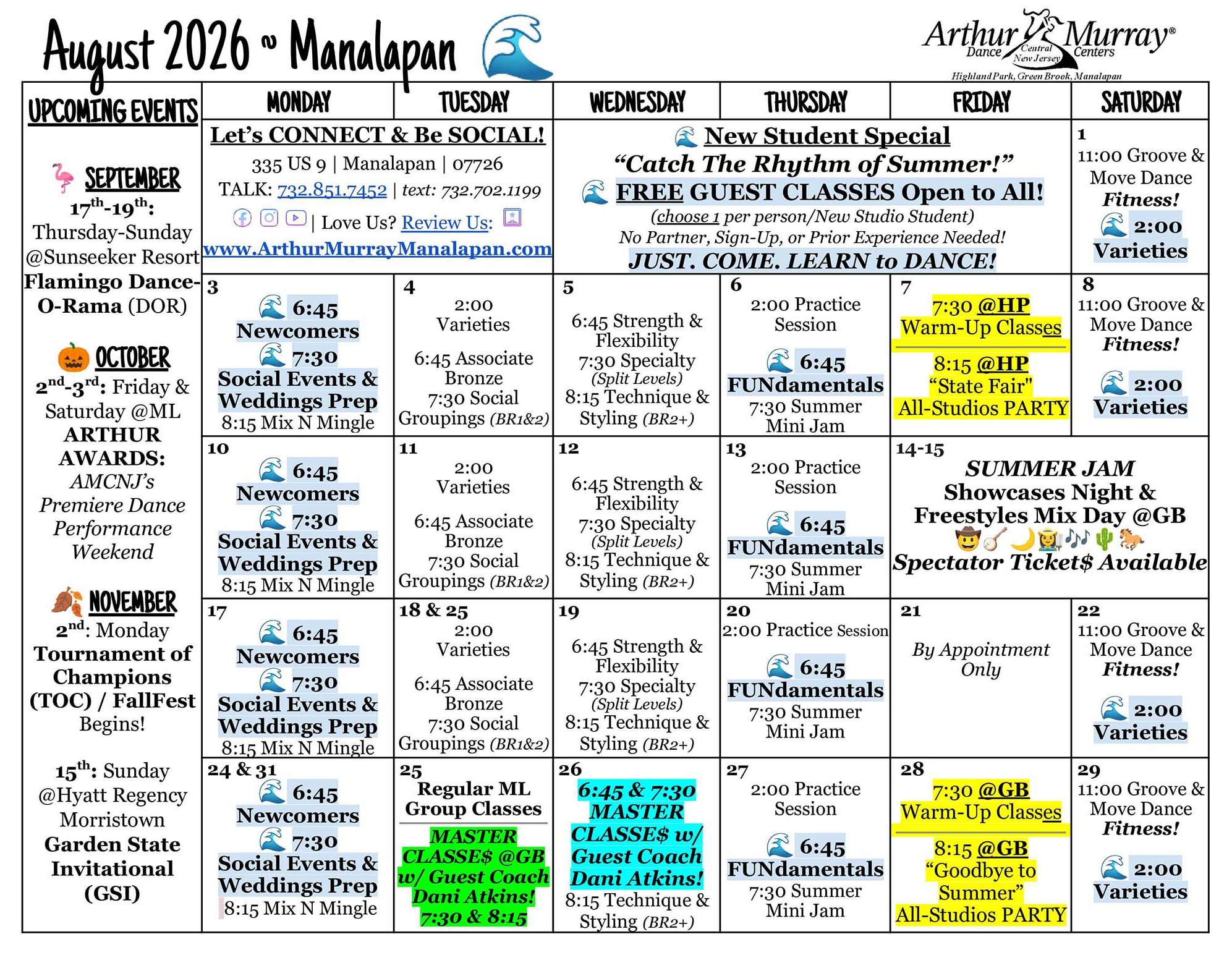 August 2026 Calendar-ML